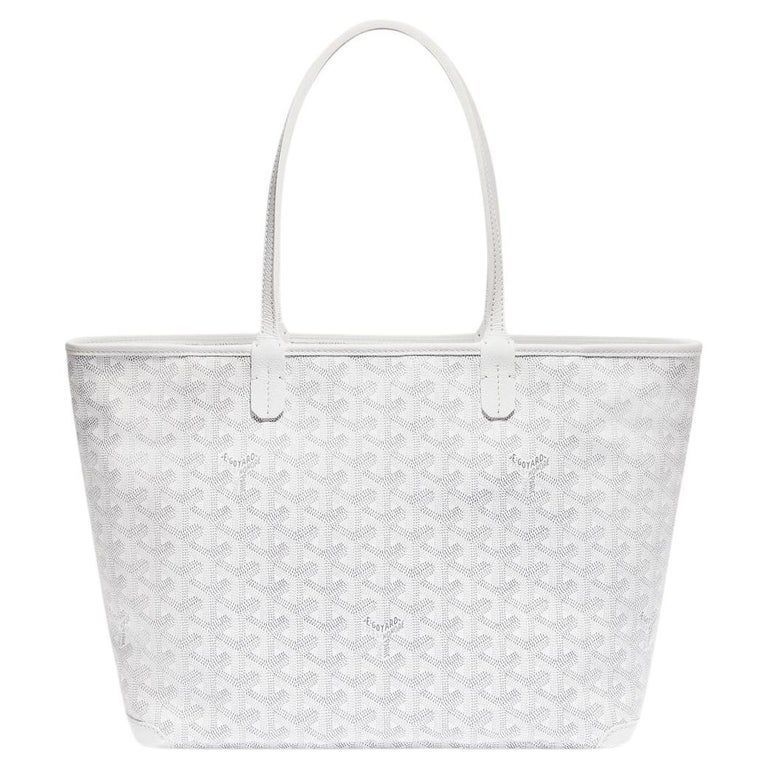 Goyard Saint Louis-Style Tote – Large White