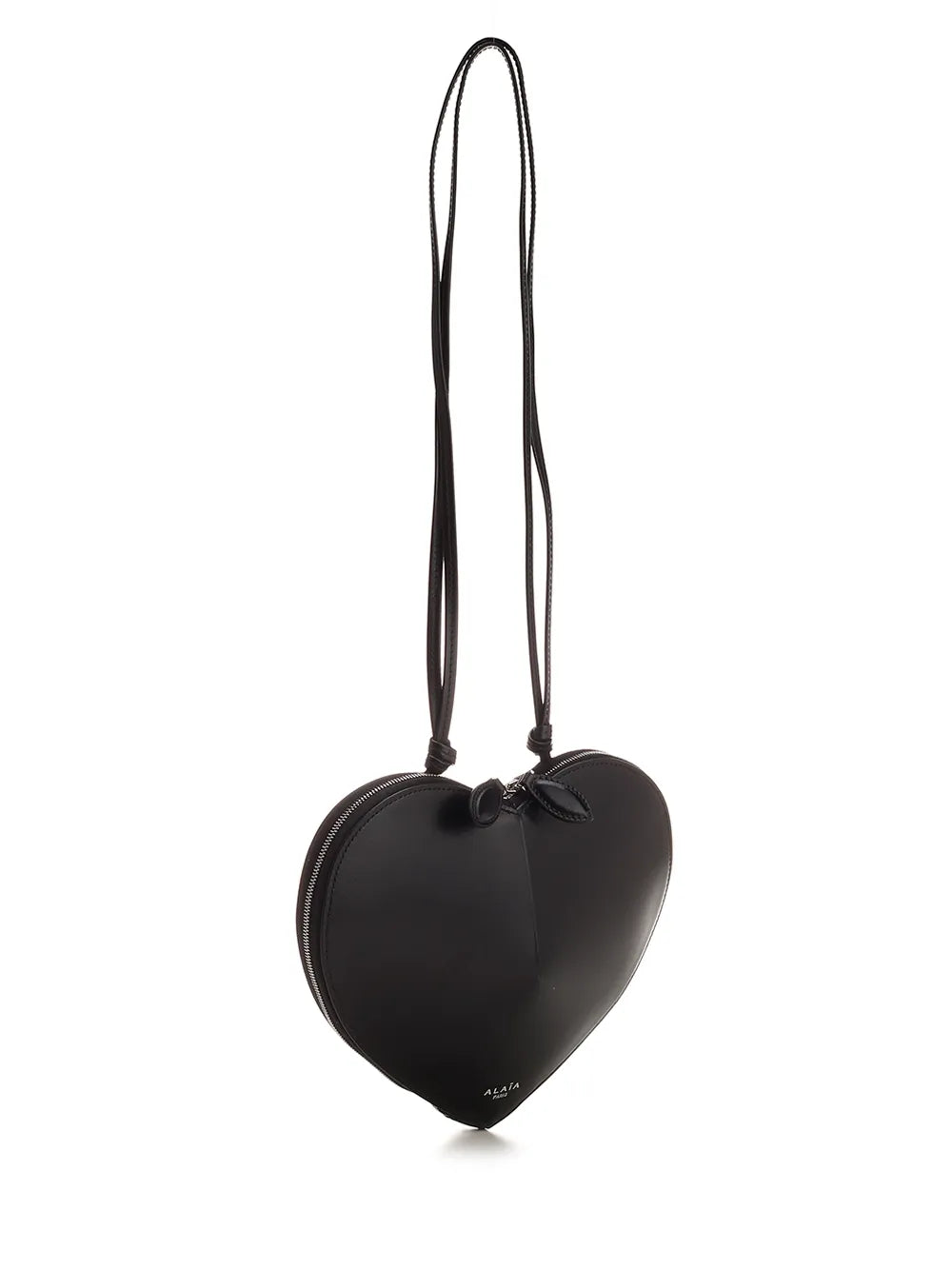 Alaïa Le Cœur Heart-Shaped Crossbody Bag – Black