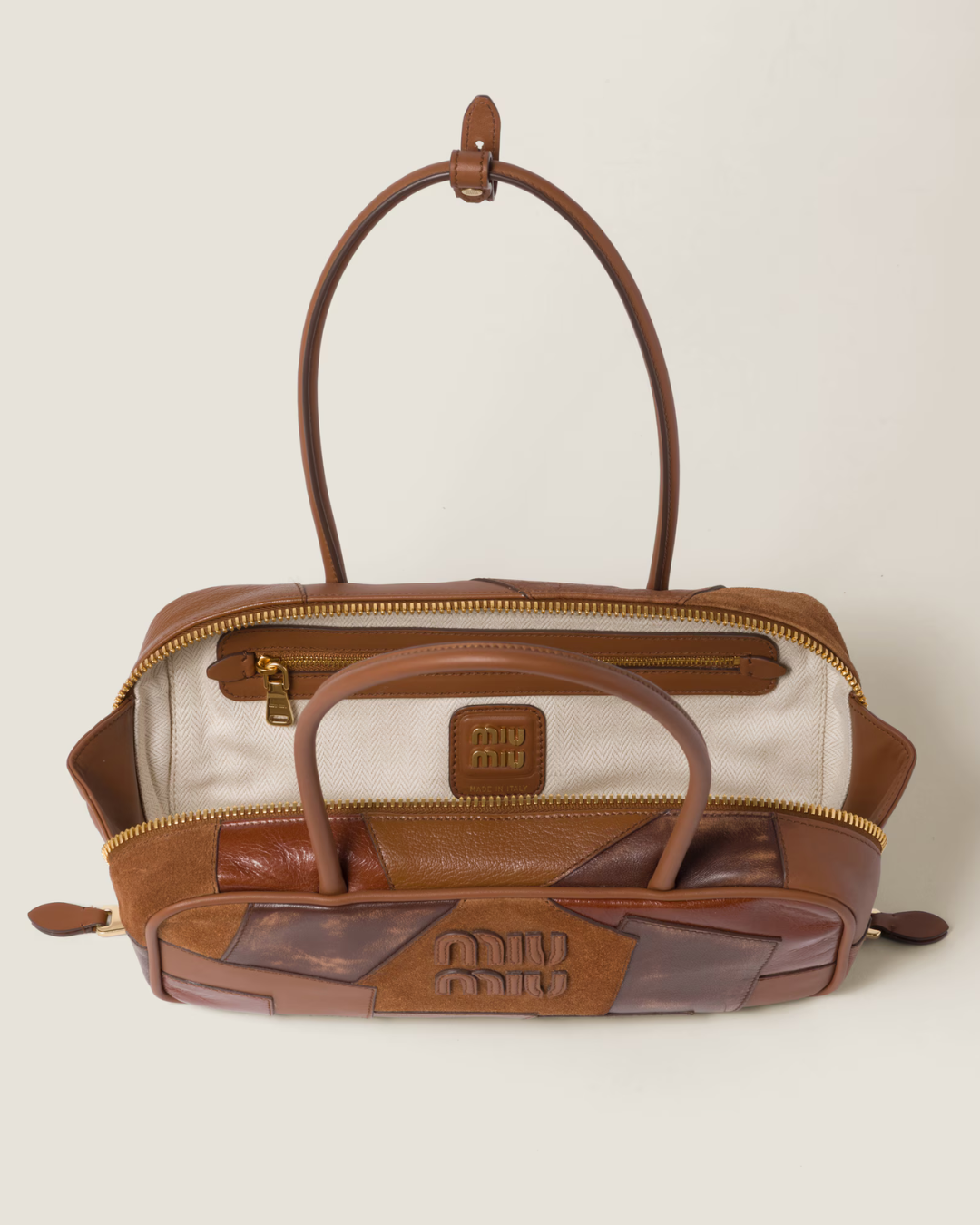 Miu Miu Patchwork Shoulder Bag