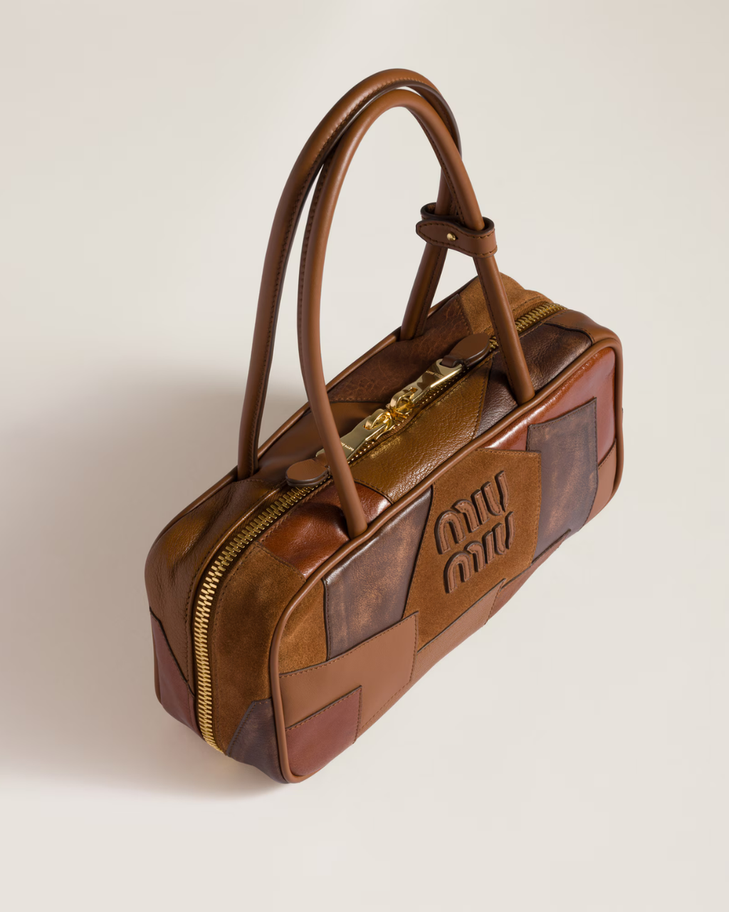 Miu Miu Patchwork Shoulder Bag